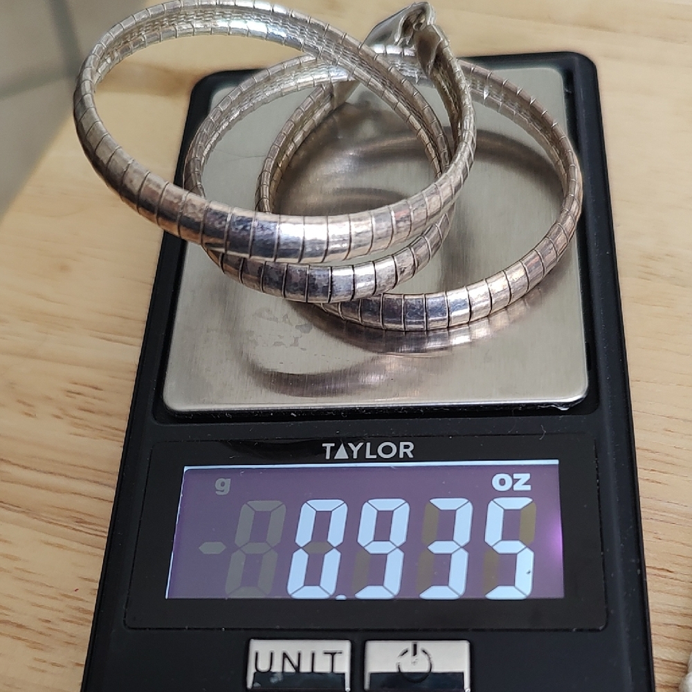 Sterling Silver Coil Snake Chain